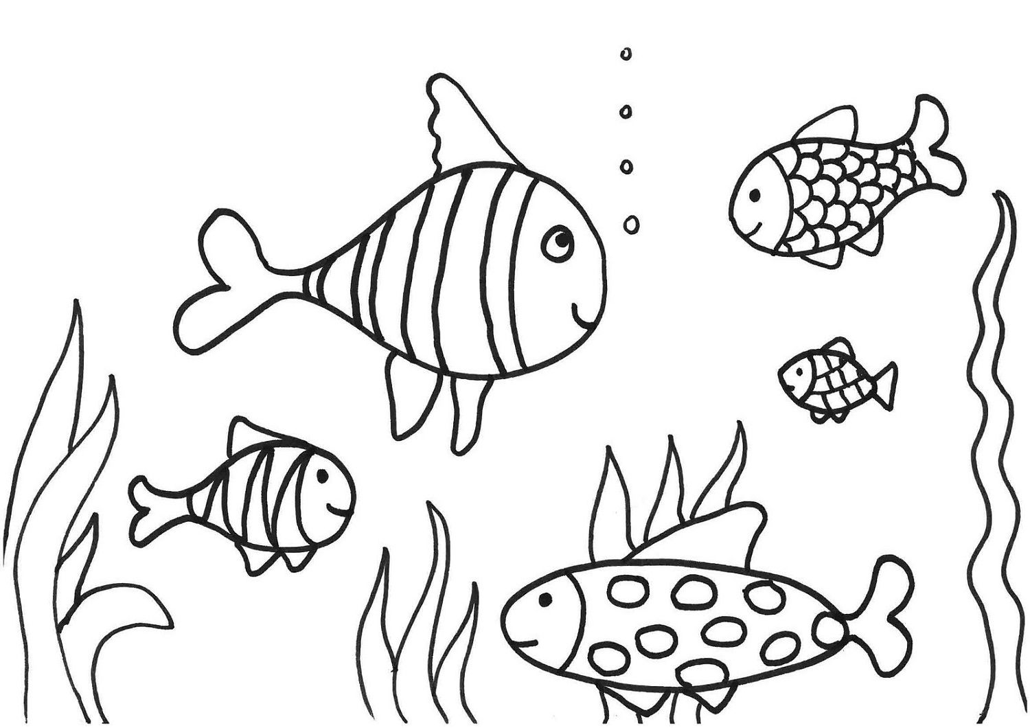 Fish coloring page printable activity shelter fish coloring page coloring pages for kids free coloring pages