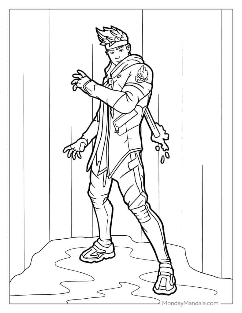 Fortnite coloring pages free pdf printables