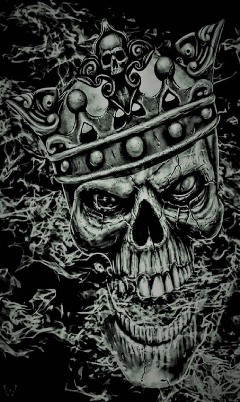 Download king skull wallpaper by whiskylover
