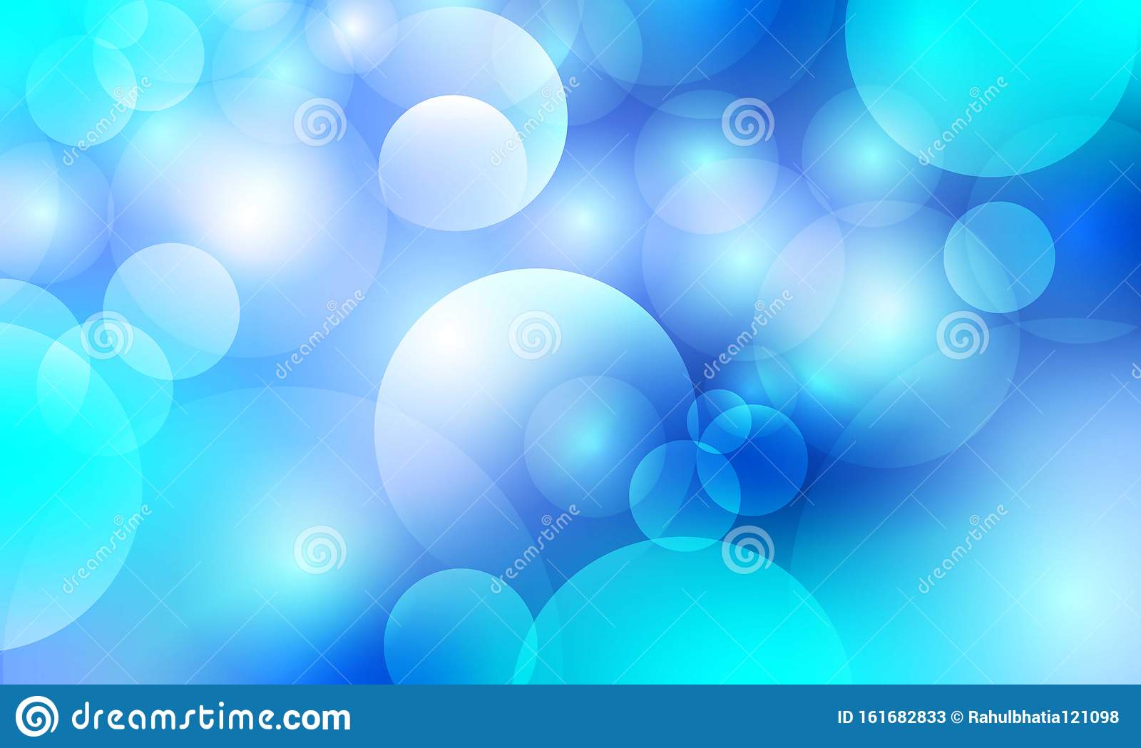 Abstract sky blue blur background design stock illustration