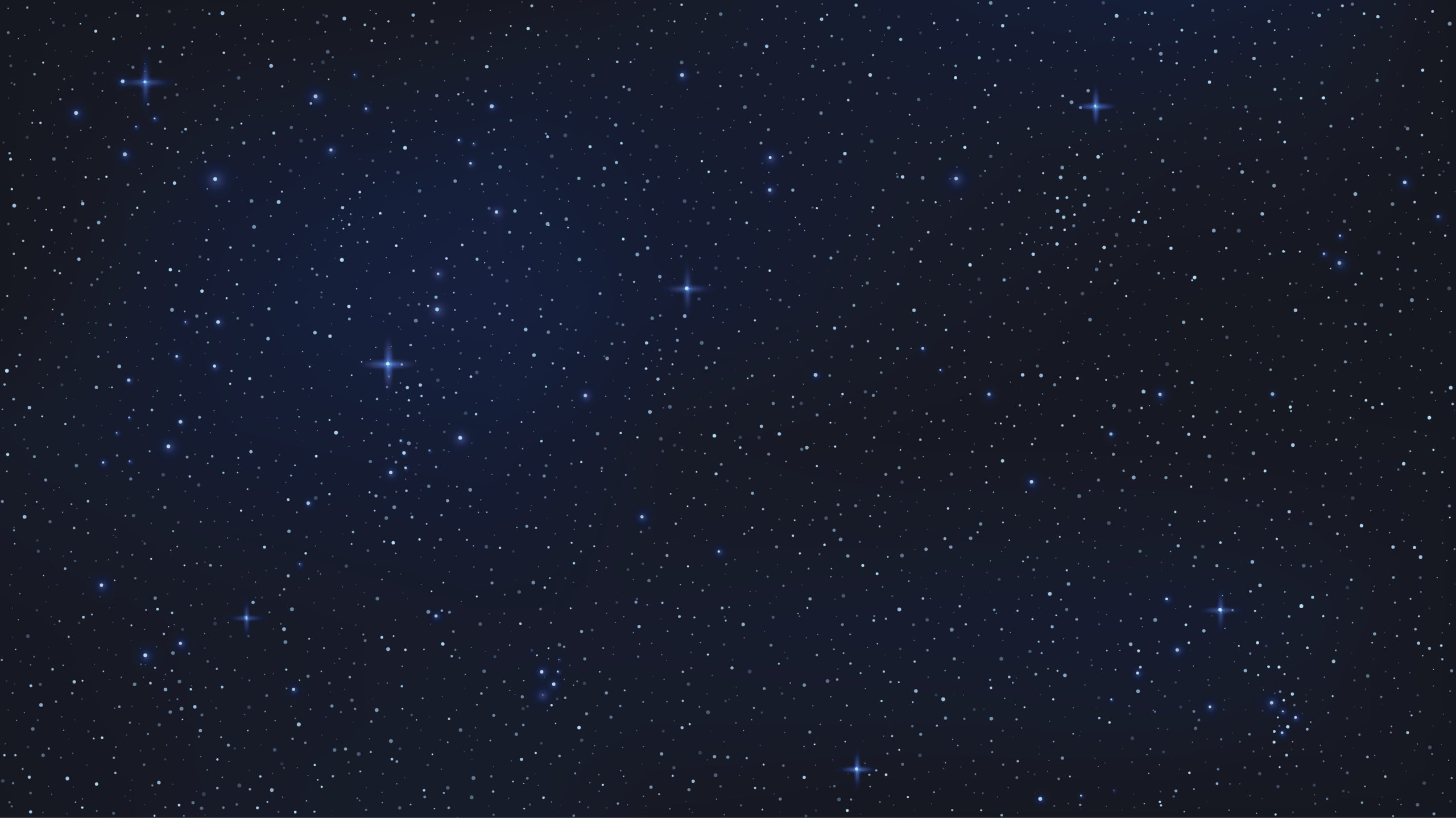A realistic starry sky with a blue glow shining stars in the dark sky background wallpaper for your project vector illustration eps â