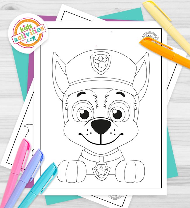 Free printable paw patrol coloring pages kids activities blog