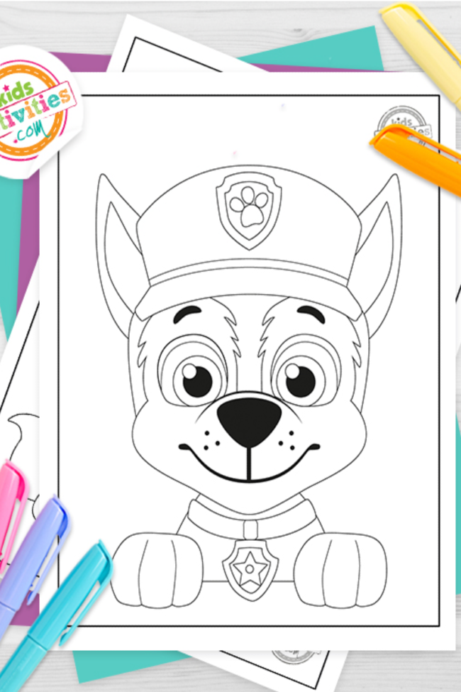 Free printable paw patrol coloring pages kids activities blog
