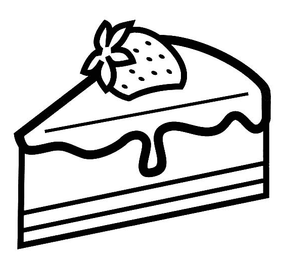 Cake coloring pages printable for free download