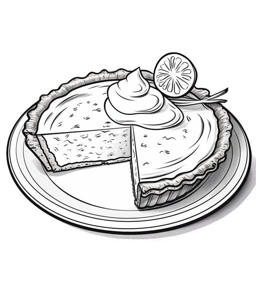 Free printable desserts coloring pages list