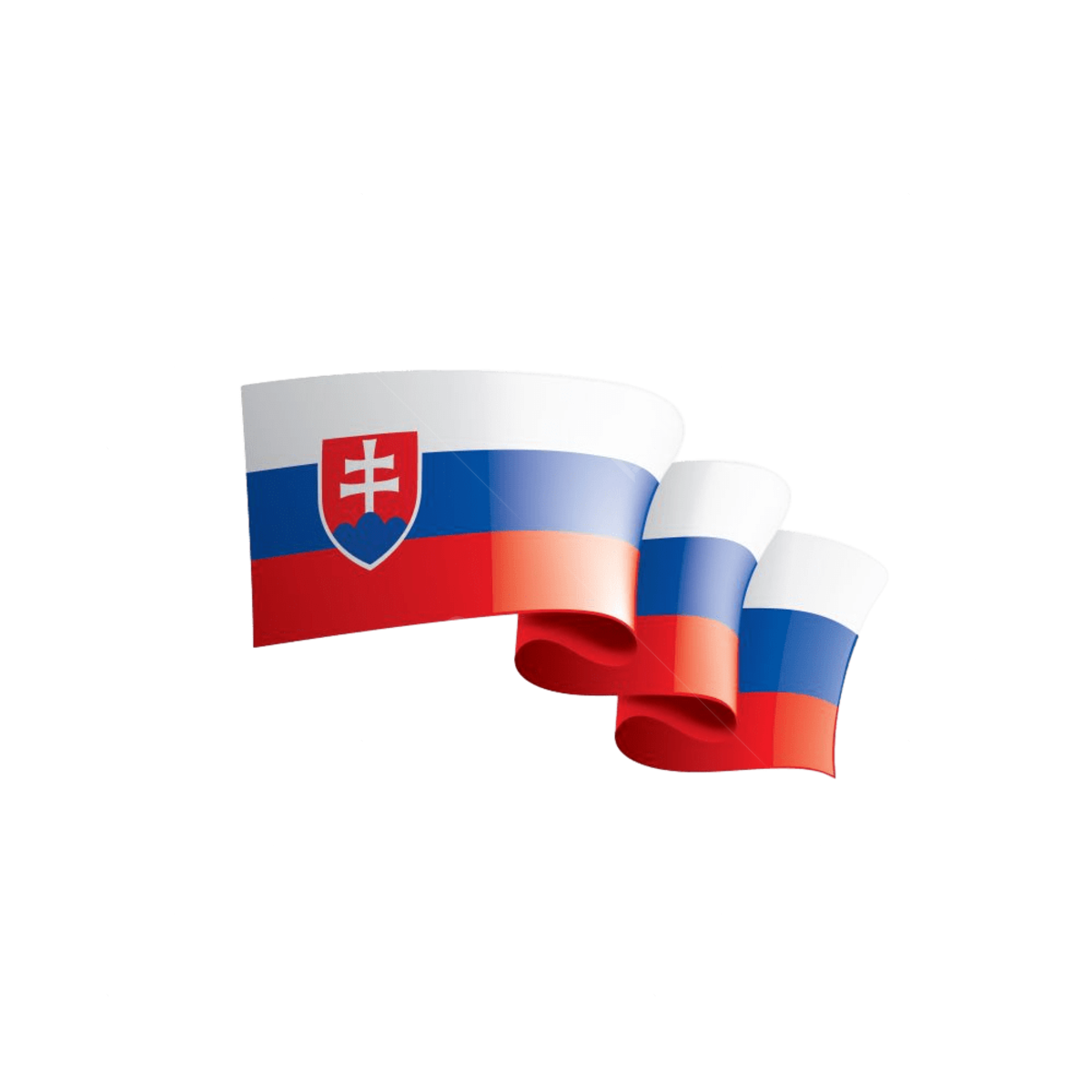 Slovakia flag vector design images slovakia national flag illustration vector flying european bratislava png image for free download
