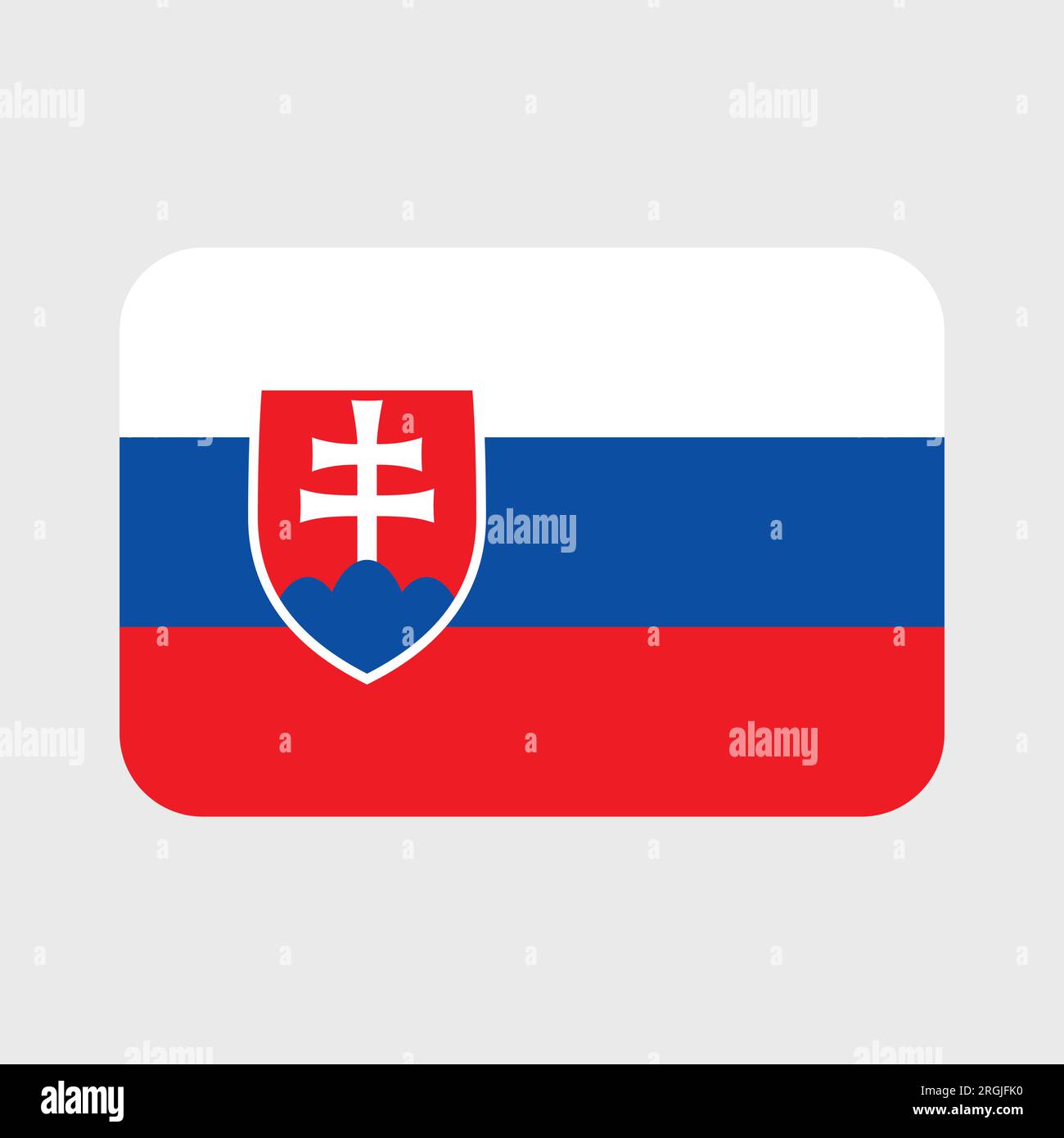 Slovakia map flag coat hi