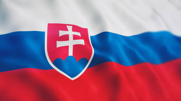 Slovakia flag stock photos pictures royalty