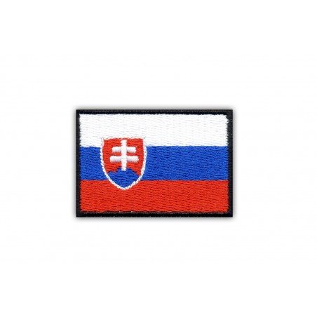 Flag of slovakia embroidered patchbadge