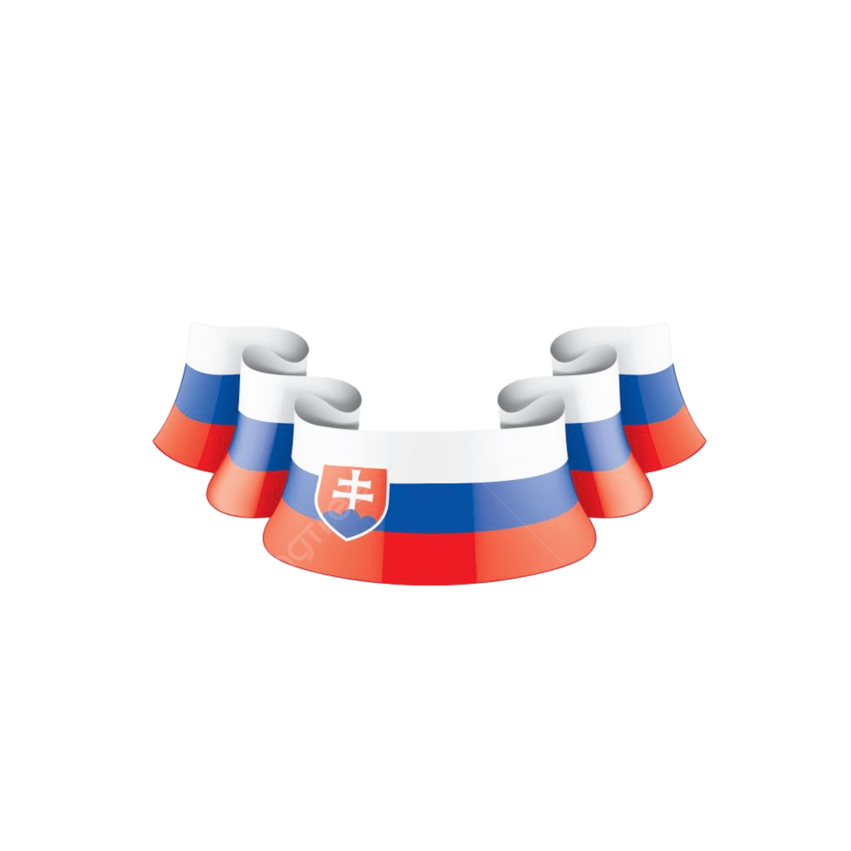Slovakia national flag png vector psd and clipart with transparent background for free download