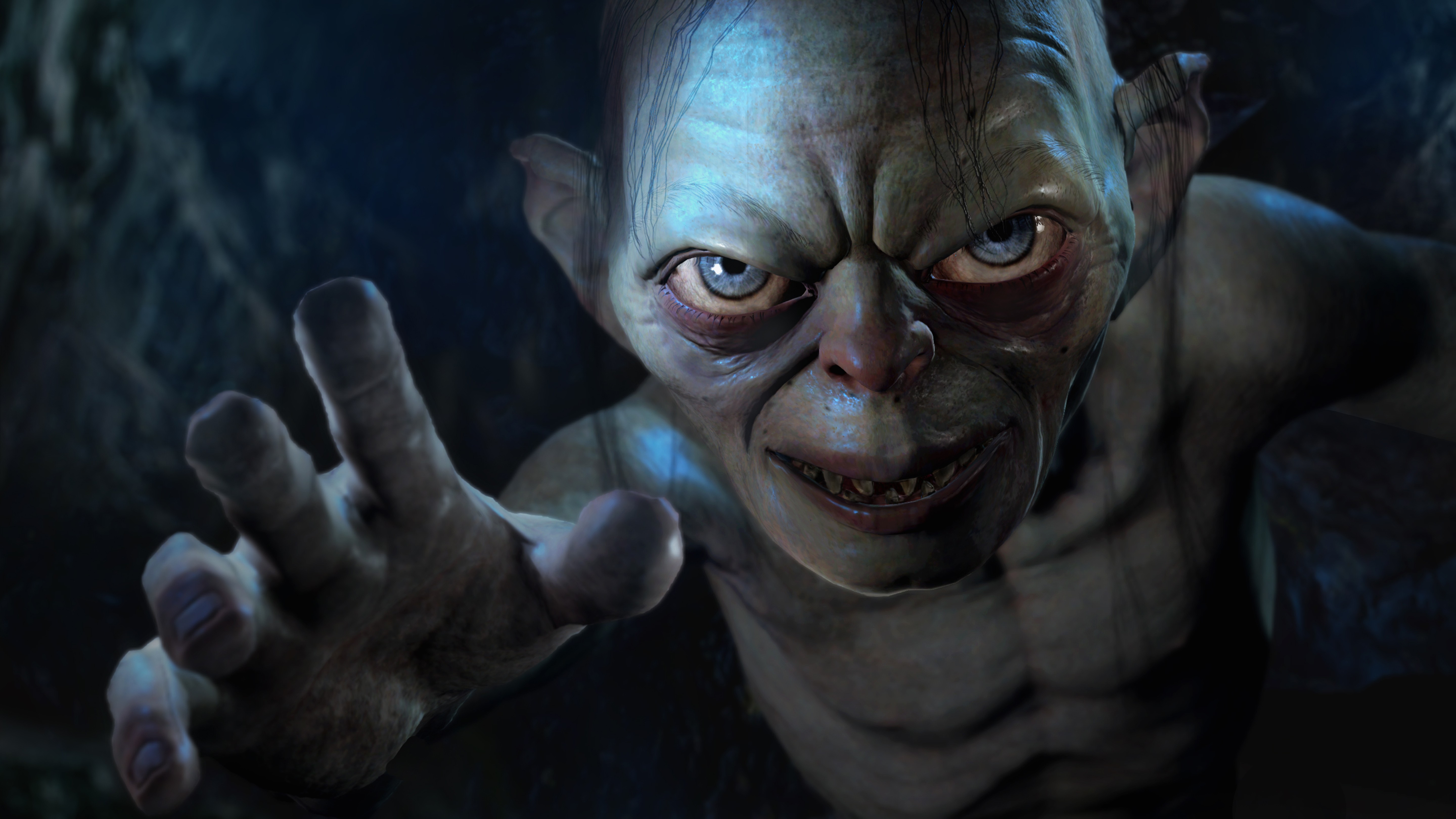 Wallpaper video games gollum middle earth shadow of mordor darkness screenshot fictional character special effects x