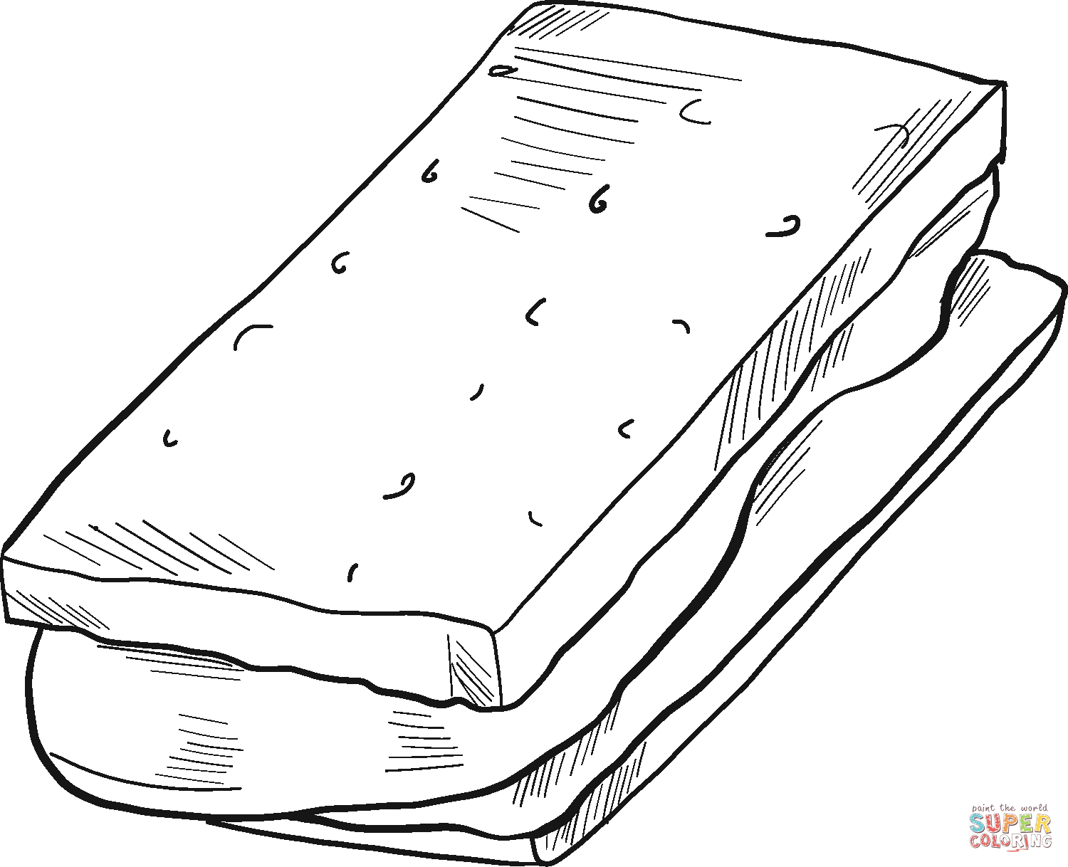 Smore coloring page free printable coloring pages