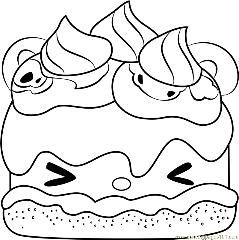 Sammy smores coloring page for kids