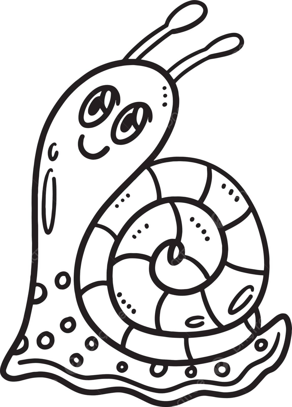 Baby snail isolated coloring page for kids illustration coloring page colouring book vector illustration coloring page colouring book png and vector with transparent background for free download