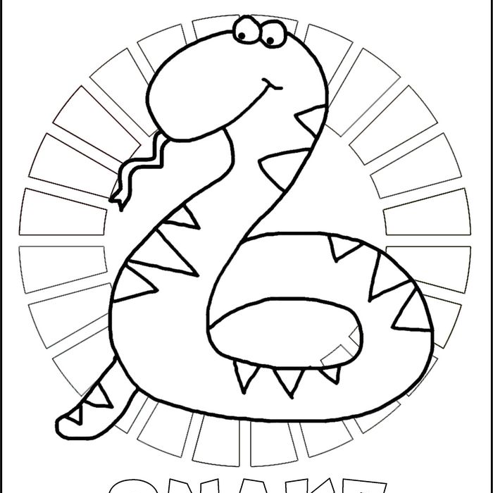 Snake coloring pages color cute snakes at coloring buddy