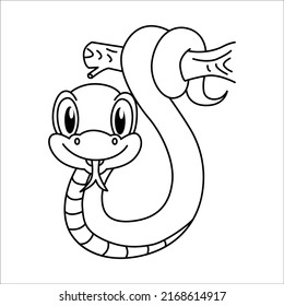 Snake cartoon coloring pages images stock photos d objects vectors