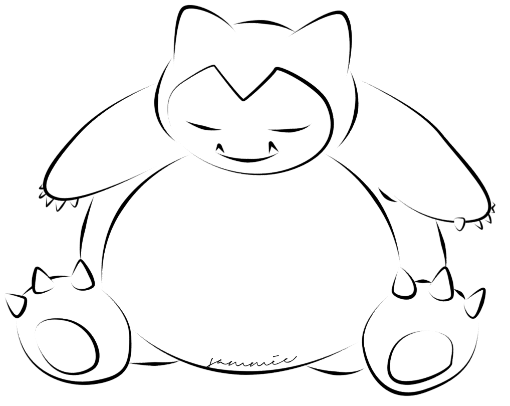 Snorlax by ensnarings on