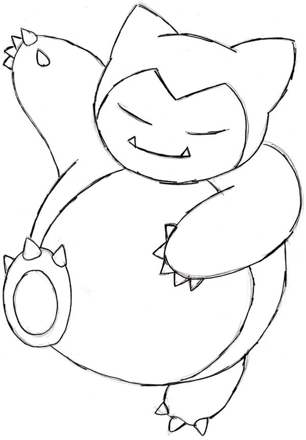 Snorlax by tubaplaya on