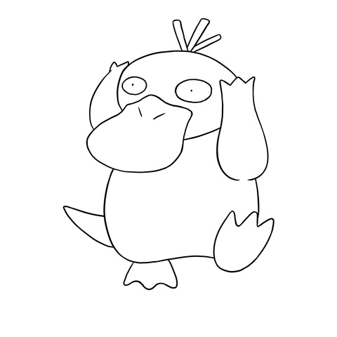 Snorlax coloring page