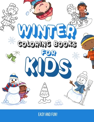 Winter coloring books for kids snowman snowball fight winter ice skating penguins coloring pages for toddlers kids ages