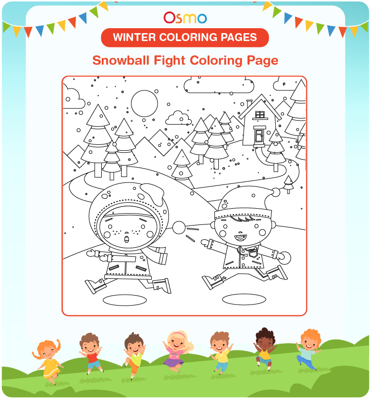 Winter coloring pages download free printables for kids