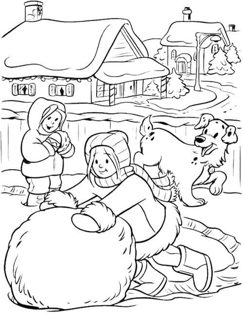 Winter snowball fight coloring page make a big snowball winter coloring page winter coloring pagesâ coloring pages winter coloring pages love coloring pages