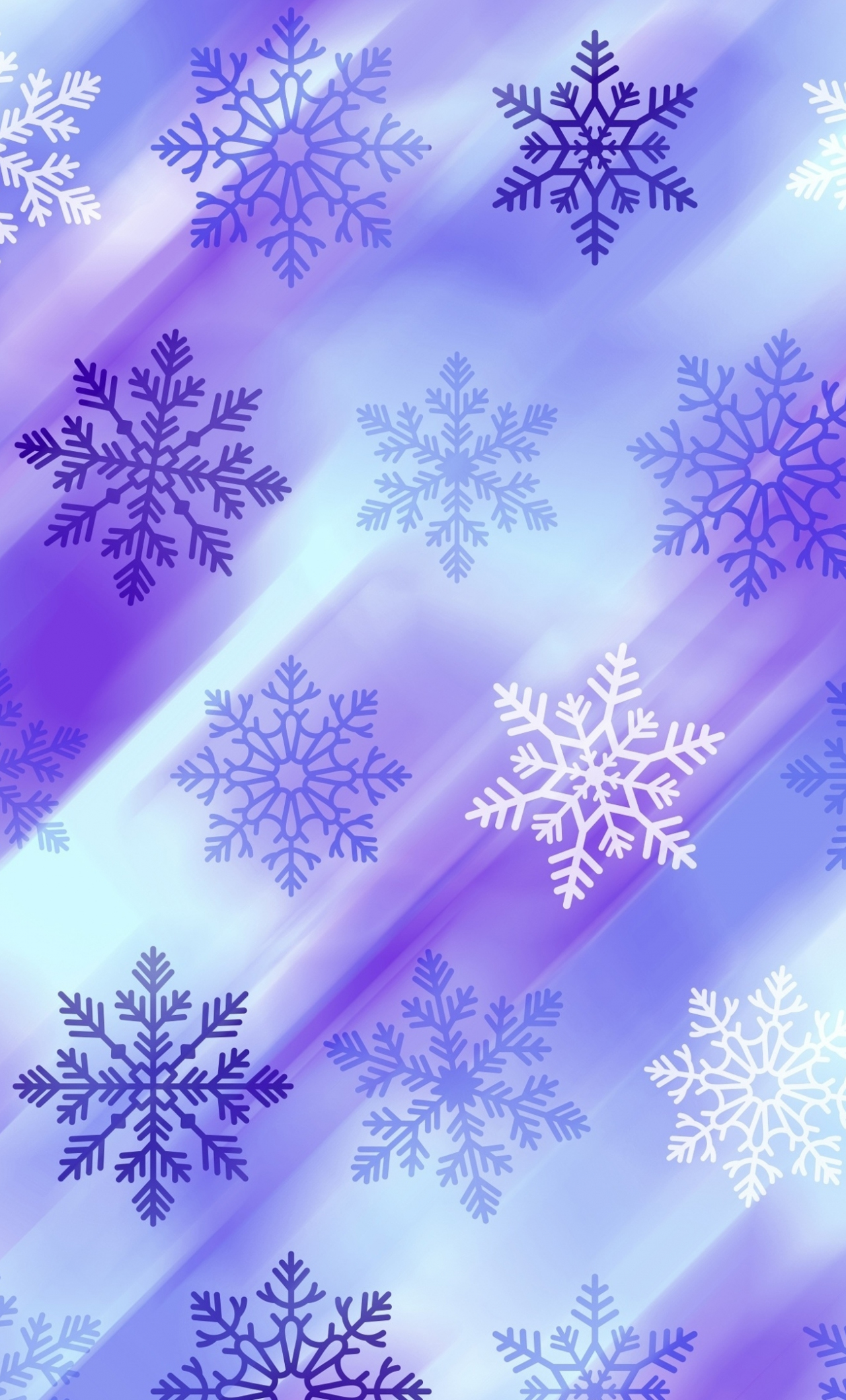 Download wallpaper x snowflake bluish