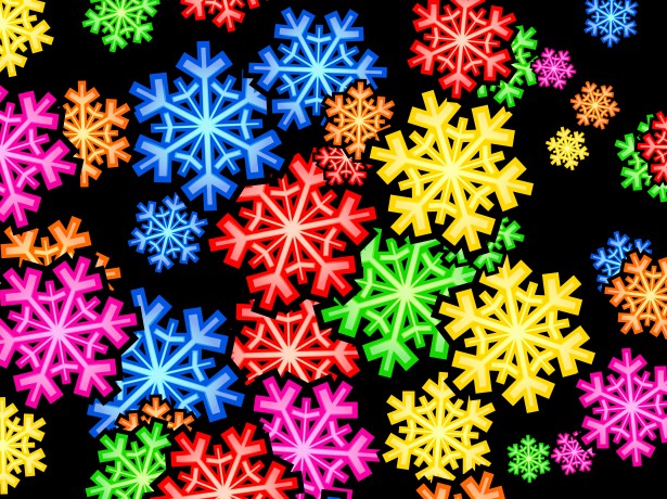 Snowflake wallpaper kostenloses stock bild