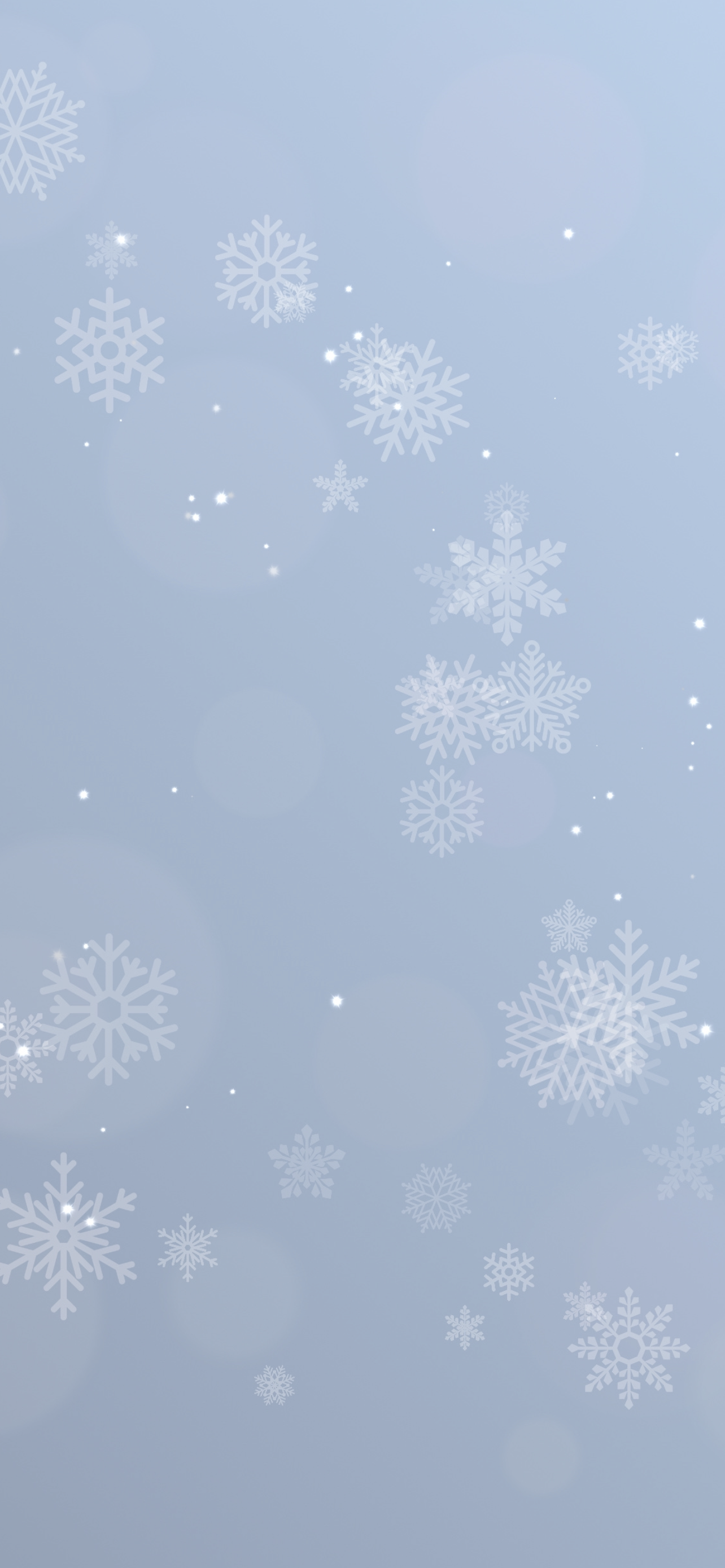 Falling snowflakes wallpapers to match iphone pro colors
