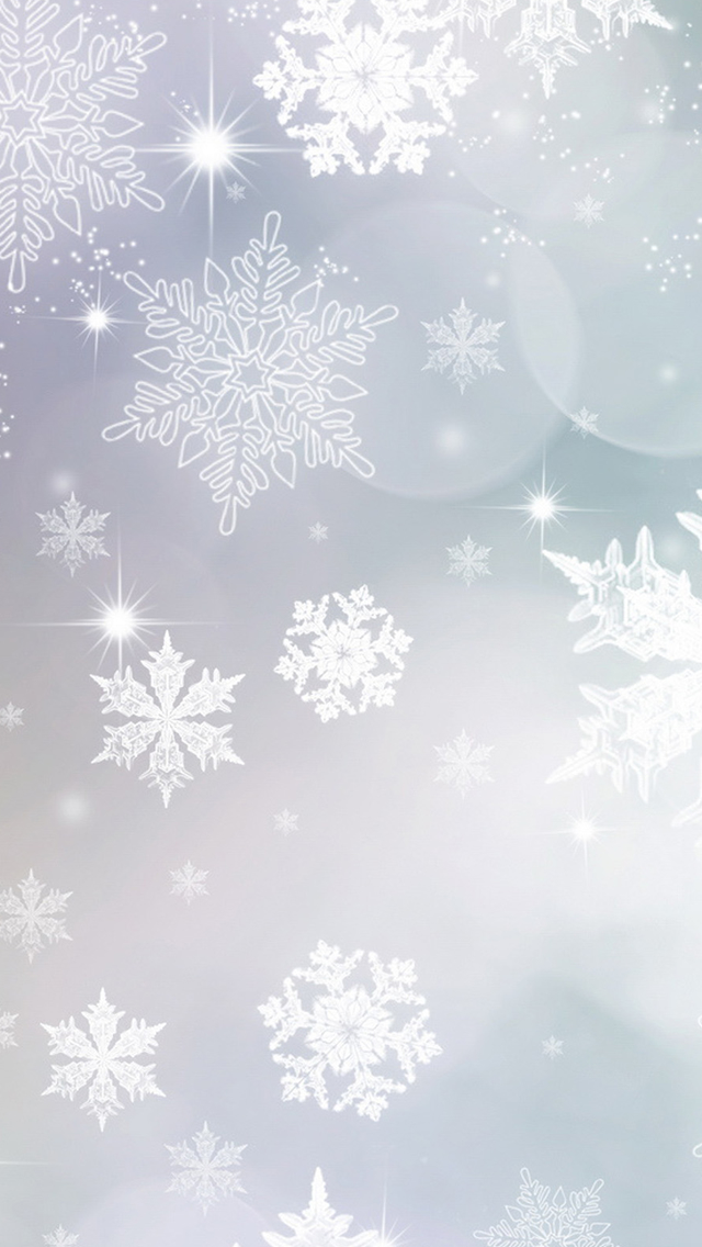 Snowflake pattern background iphone wallpapers free download