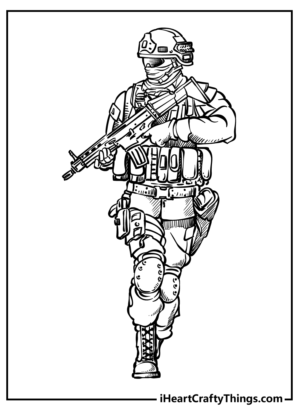 Army coloring pages free printables