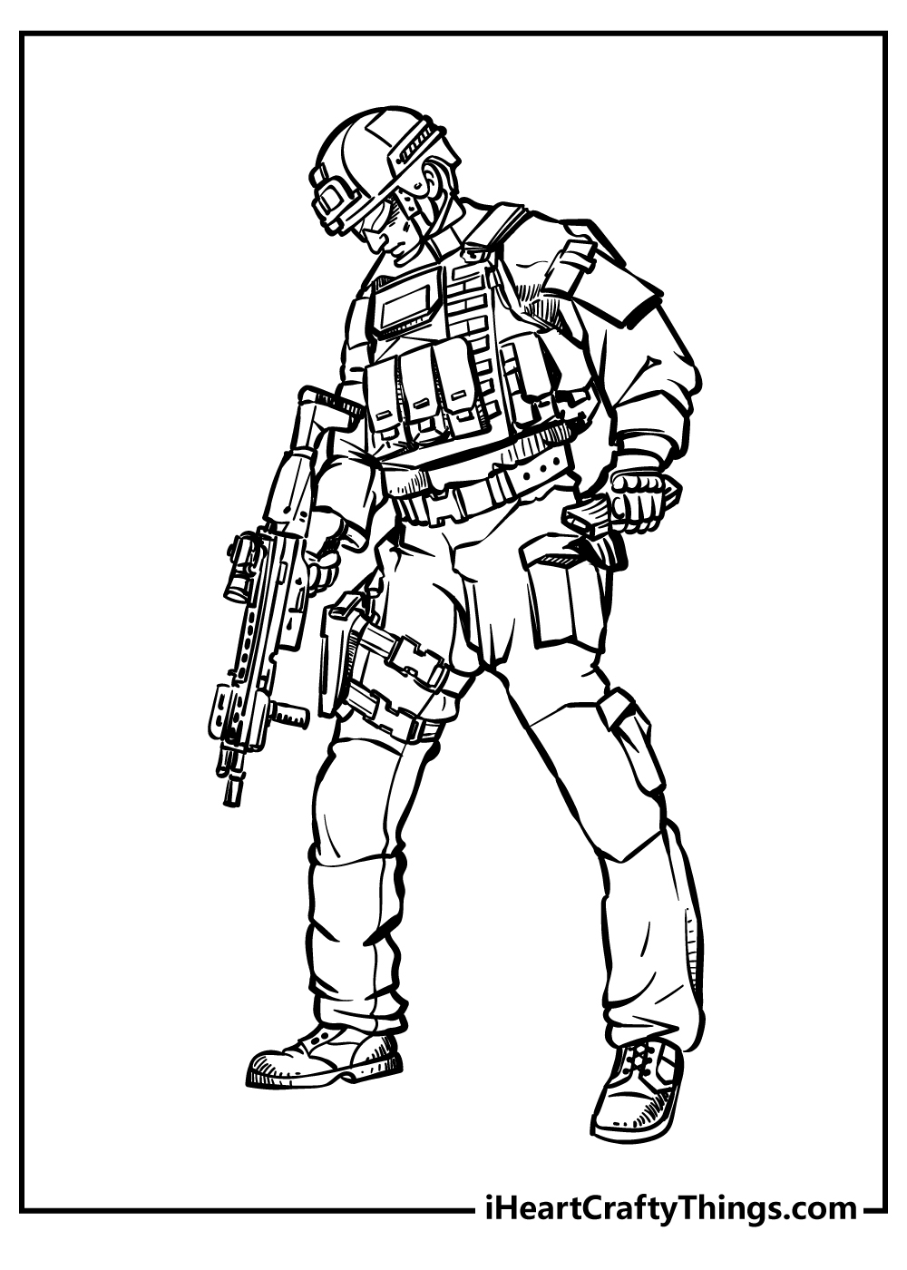 Army coloring pages free printables