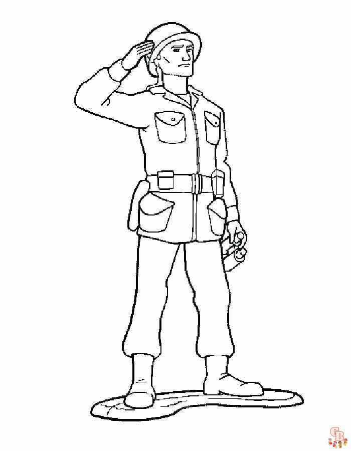 Soldier coloring pages free printable sheets for kids