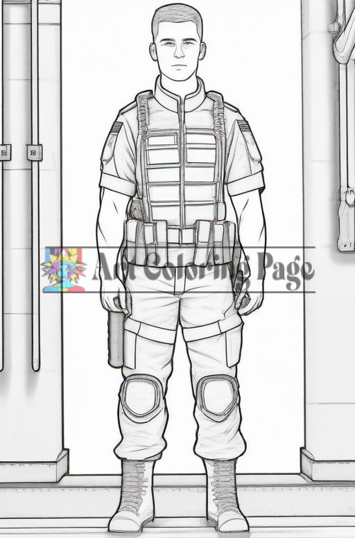 Soldiers coloring book for adults vol pages printable army coloring