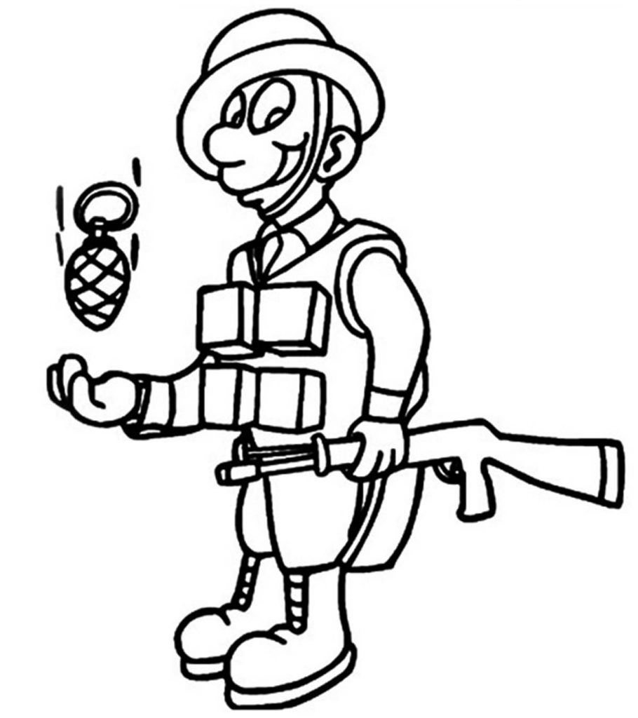 Top free printable soldier coloring pages online