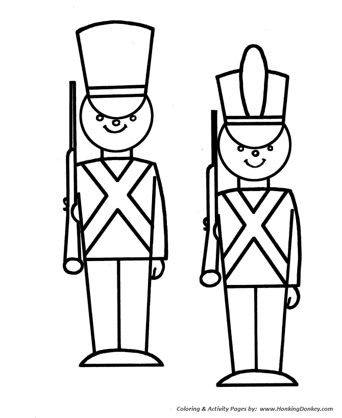 Simple shapes coloring pages free printable simple shapes toy soldiers coloring activity pages for pre