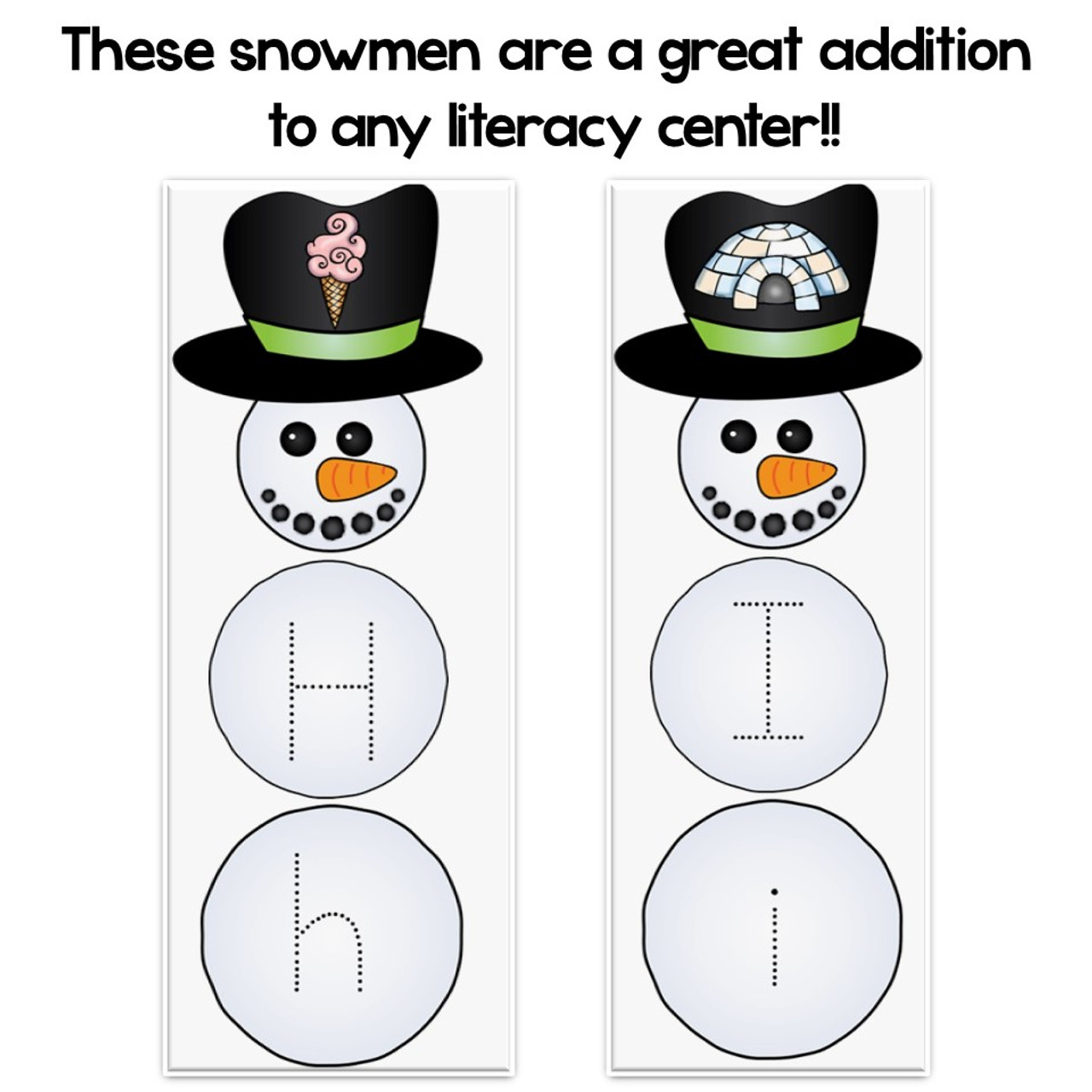Free build a snowman beginning sounds in spanish
