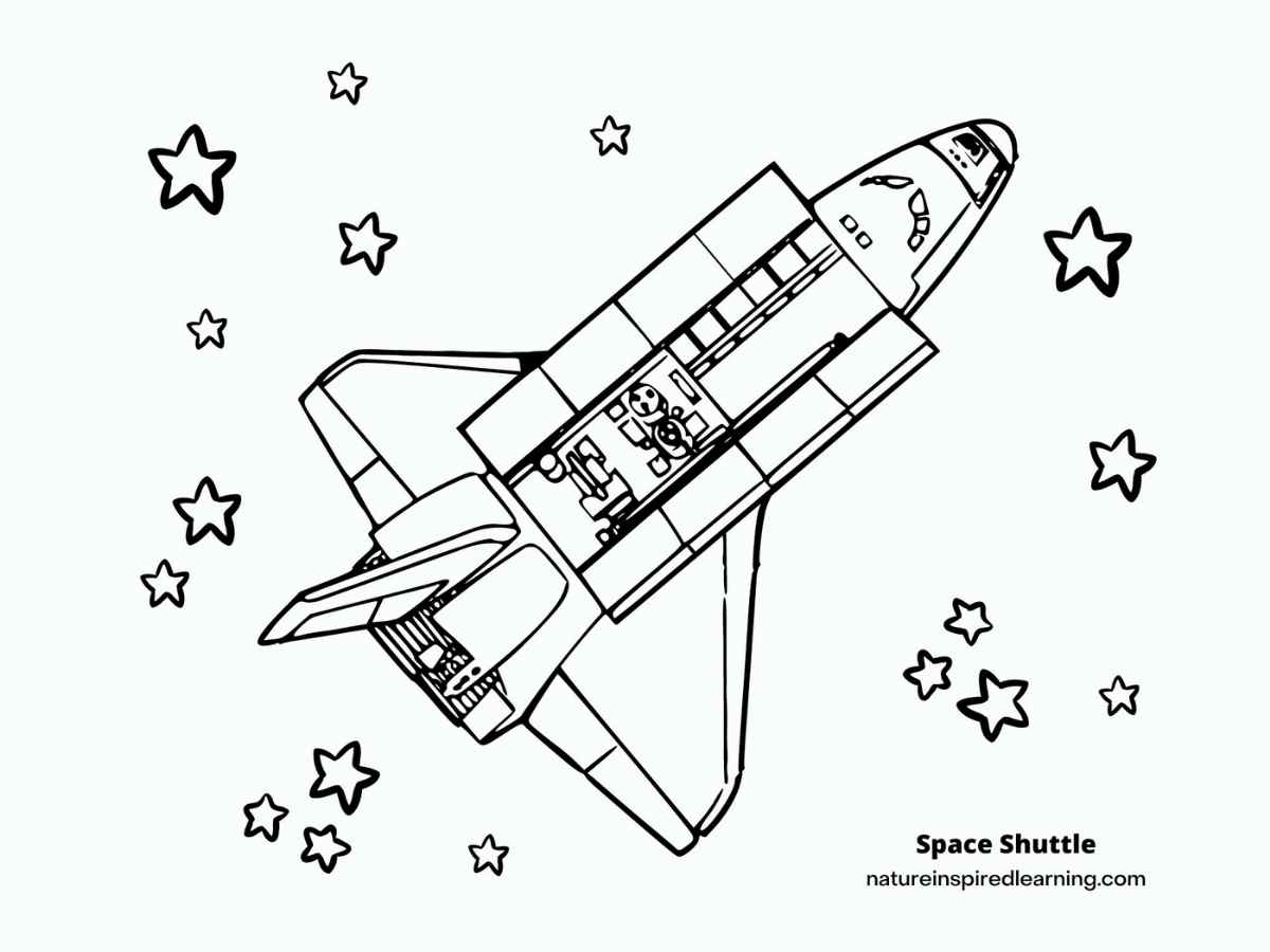 Rocket ship coloring pages