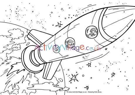 Space ship louring page