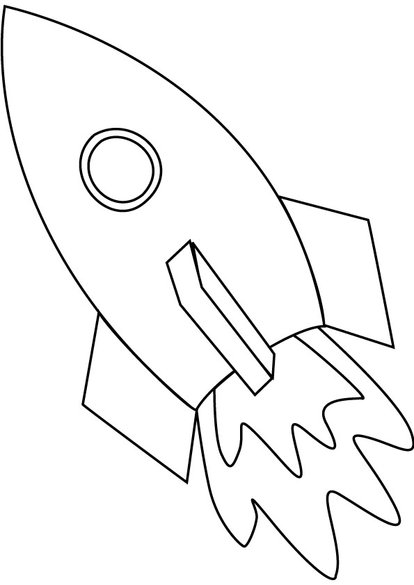 Space ship coloring pages online
