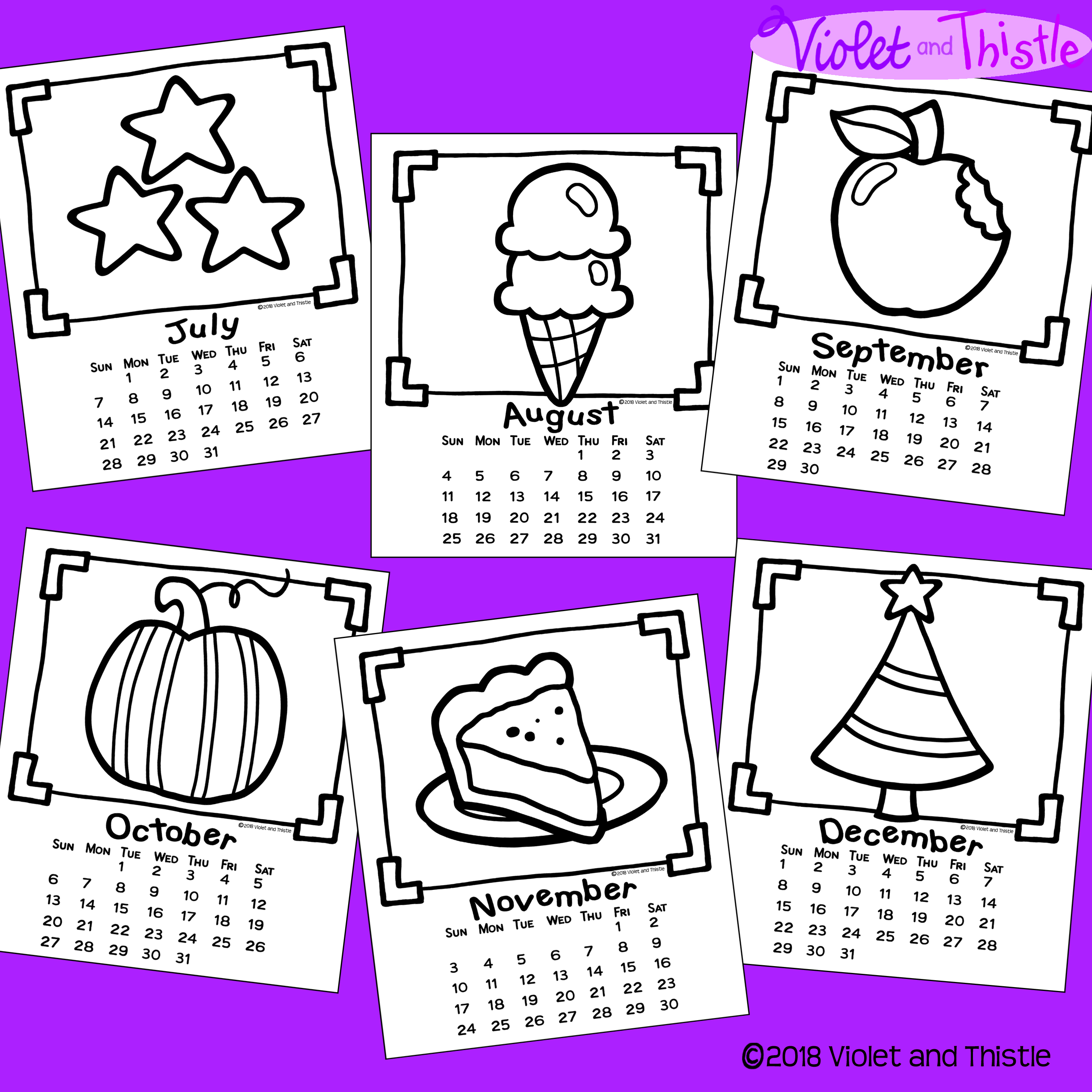 And coloring calendar printable to color parent christmas gift for parent kids made by teachers