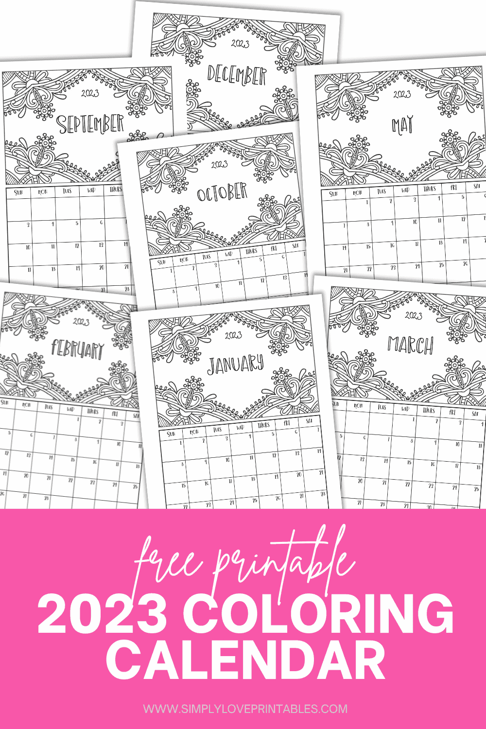 Printable coloring calendars for simply love printables