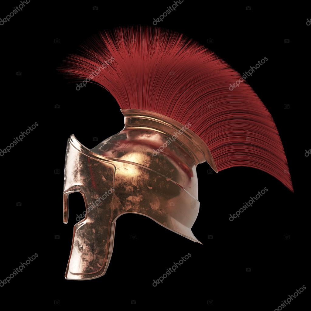 High quality spartan helmet greek roman warrior gladiator legionnaire heroic soldier sprts fan render isolated stock photo by archygmail
