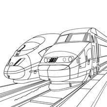 High speed coloring pages