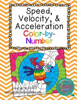 Speed velocity acceleration color