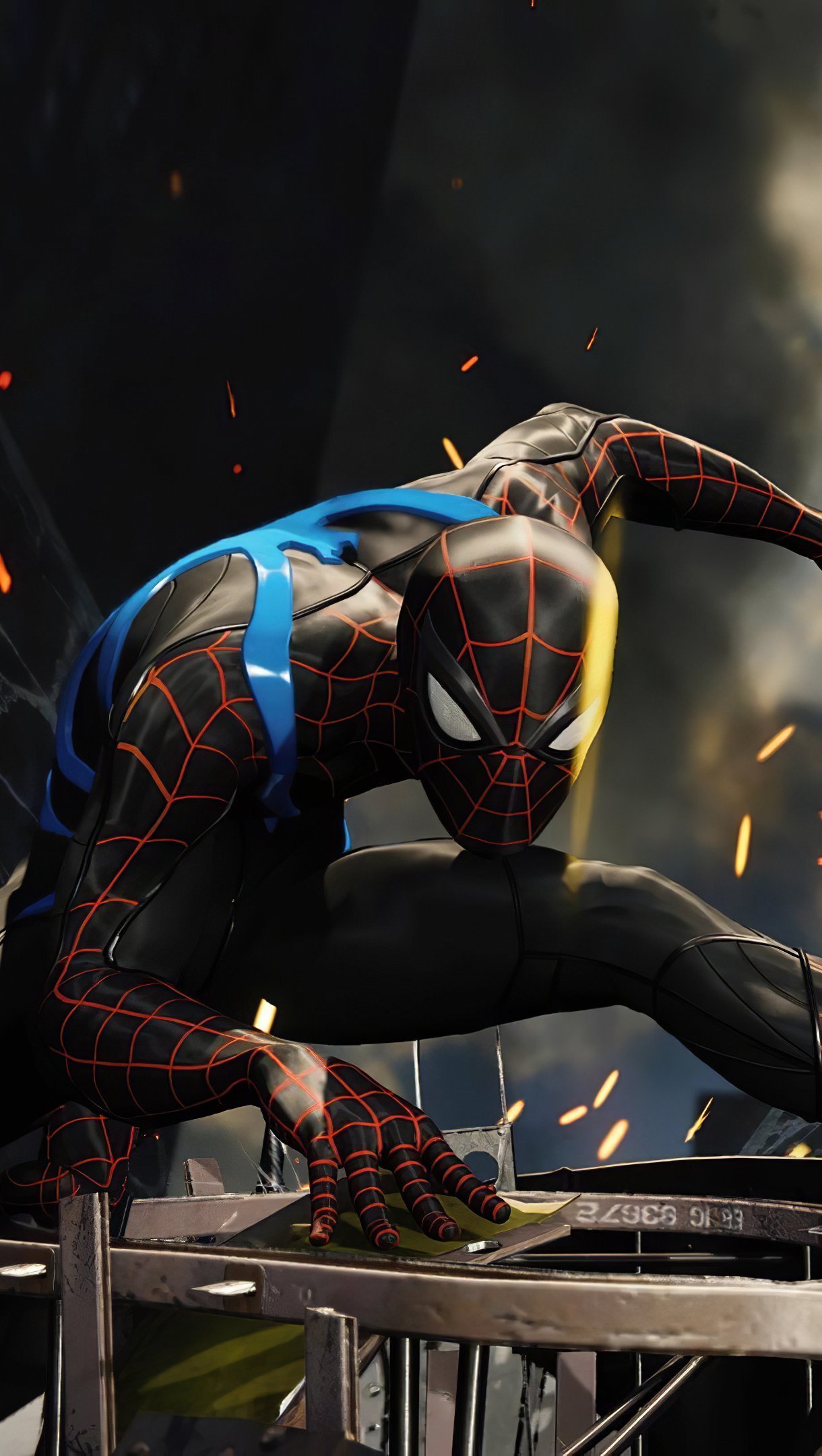 Spiderman blue and black suit wallpaper k ultra hd id