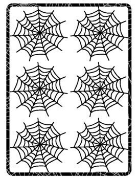 Spider web coloring