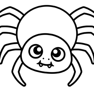 Spider coloring pages printable for free download
