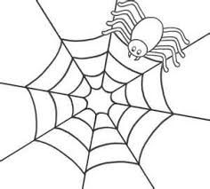 Spider web template printable