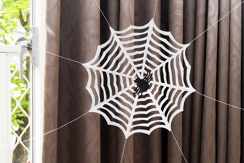 Paper spider web kids crafts fun craft ideas